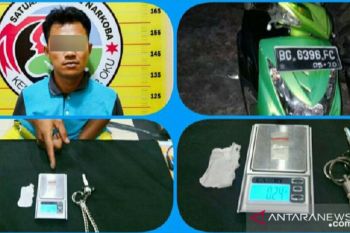 Polisi tangkap dua pengedar narkoba jenis sabu di Kabupaten OKU