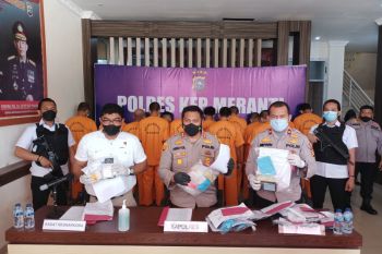 Polres Meranti ungkap 11 kasus narkoba dan tangkap 23 tersangka