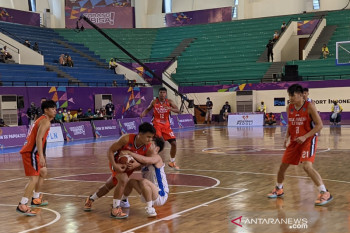 PON XX Papua - Sulut tundukkan Babel 92-91 lewat babak "overtime" bola basket 5x5