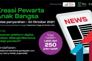 Gojek dan AMSI gelar penghargaan karya jurnalistik kreasi pewarta anak bangsa