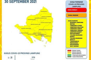 Lampung catat 31 penambahan kasus COVID-19