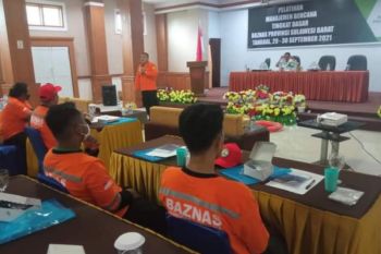 Baznas Sulbar gelar pelatihan guna membentuk relawan bencana
