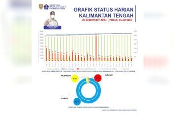 Pasien sembuh COVID-19 Kalteng capai 95,7 persen