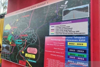 Penanganan jalan di ibu kota negara baru habiskan Rp275 miliar