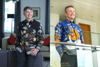 Mengulik keindahan kolaborasi motif batik  nasional dengan ikon dunia