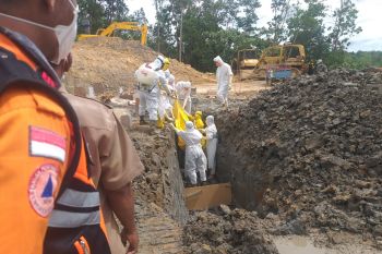 38 Jenazah Pasien COVID di Tarakan Makamnya Rawan Longsor Dipindahkan