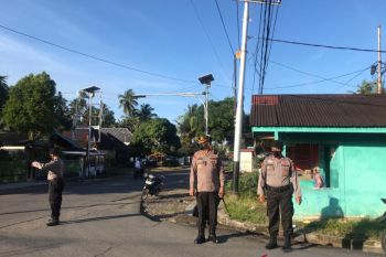 Tujuan anggota Polres Pasaman Barat ditempatkan di persimpangan padat dan rawan