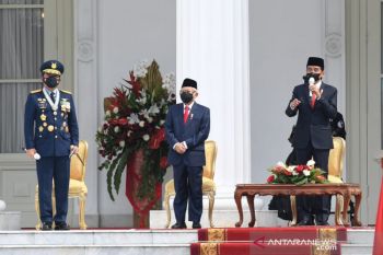 Wapres Ma'ruf: HUT TNI momentum raih kemenangan lawan pandemi COVID-19