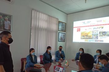 Mahasiswa STAH Palu perdalam ilmu jurnalistik di LKBN ANTARA