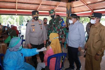 Lombok Tengah melampaui target 70 persen vaksinasi jelang Super Bike