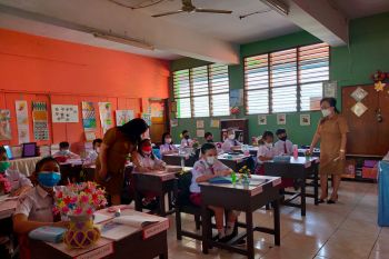 Sekolah PTM di Manado hanya satu shift