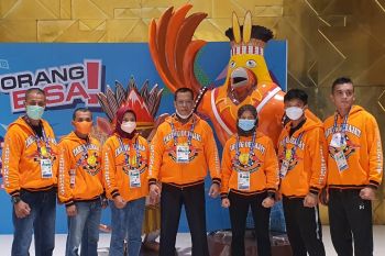 Kontingen Tarung Derajat Sumbar mendarat di Mimika, targetkan dua emas PON Papua