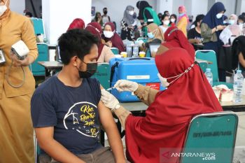 KPCPEN : 34,11 persen warga Sulawesi Selatan telah divaksin COVID-19