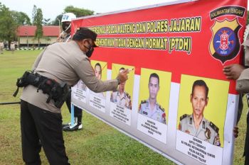 Lima anggota Polri di Kalteng dipecat dengan tidak hormat