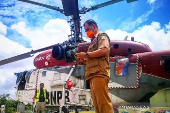 Helikopter dikerahkan padamkan kebakaran lahan di Riau