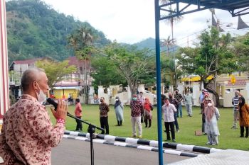 Pimpin apel perdana, Sekda Mawardi minta pejabat jangan jadi beban organisasi