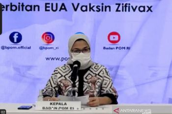 BPOM mengeluarkan izin EUA vaksin Zifivax