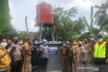 PT Timah bangun sumur bor cegah krisis air bersih di Bangka Tengah