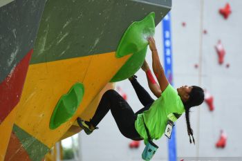 Indonesia kuasai medali speed putri Kejuaraan Asia Panjat Tebing