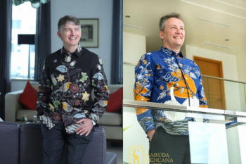 Scintillating amalgamation of batik motifs with global icons