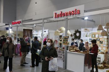 Kerajinan tangan Indonesia dipamerkan di "CraftIstanbul 2021" Turki