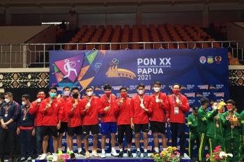 PON XX Papua : DKI Jakarta rebut emas bulu tangkis beregu putra