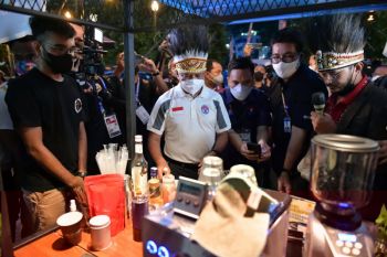 Menpora beli kopi asli Papua, Kunjungi pasar tradisional mama-mama