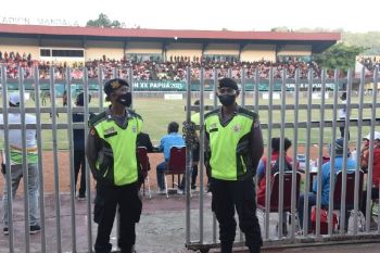 585 Personel dikerahkan amankan semifinal cabor sepakbola PON XX