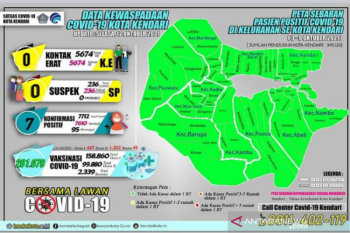 Satgas: Pasien aktif COVID-19 di Kendari tersisa tujuh orang