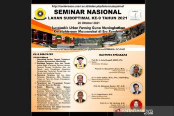 Pusat riset Unsri gelar seminar nasional "urban farming"