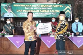 Sembilan parpol di Kudus terima dana banpol