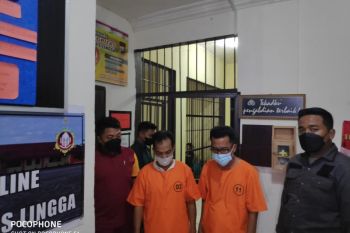 Polres Lingga tetapkan dua tersangka korupsi anggaran Desa Limbung