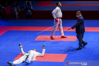 PON XX Papua - Karateka petugas Lapas Makassar raih medali perak komite-75 kg