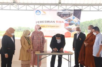 Rektor Itera resmikan rumah ibadah multiagama