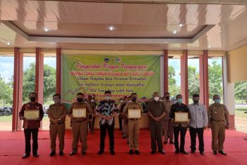 BPS OKU Timur dapat penghargaan sebagai penyedia data pertanian berkualitas