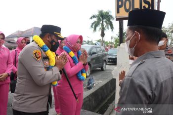 Kunker ke Polsek Merbau, Kapolres Meranti minta ketatkan antisipasi karhutla