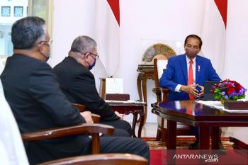 Presiden tanam Mangrove bersama para dubes-penggiat lingkungan