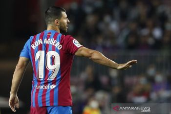 Pemain Barcelona Sergio Aguero absen tiga bulan karena masalah jantung