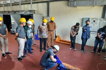 Kemenperin menggelar pelatihan 3 in 1 sektor pengelasan di Kepri