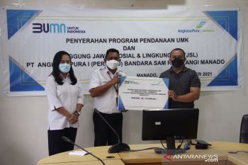 Bandara Samrat salurkan dana UMKM dorong pertumbuhan ekonomi Sulawesi Utara