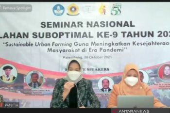 Seminar pertanian urban PUR-PLSO Unsri  diminati 17 provinsi