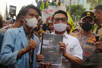 Moeldoko terima dokumen kajian pemerintahan dari aliansi BEM Seluruh Indonesia