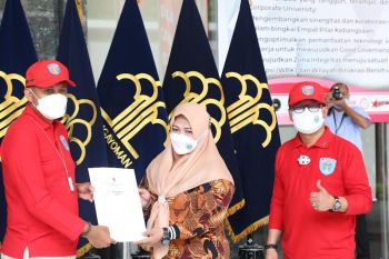 Kemenkumham serahkan 1.000 bingkisan ke pasien Wisma Atlet