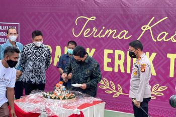 Warga Ogan Ilir sambut bantuan fasilitas umum dari Yayasan Erick Thohir