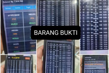 Polresta Jambi tangkap penjual judi togel di terminal bus antarkota