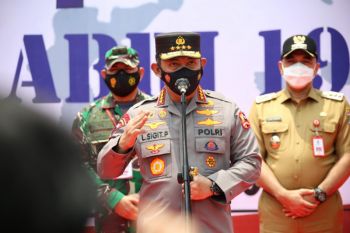 Kapolri ingatkan kewaspadaan lonjakan COVID-19 saat libur Natal dan Tahun Baru