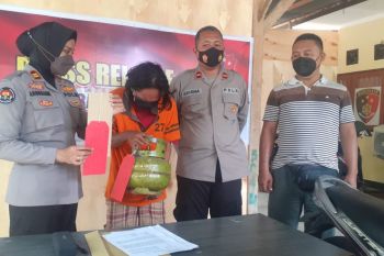 Residivis pencuri tabung gas elpiji dibekuk polisi