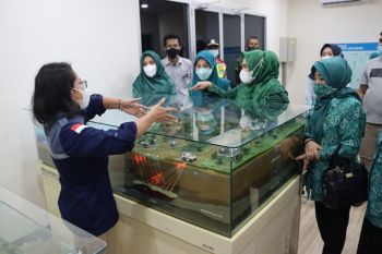 Ketua Tim Penggerak PKK Sulteng kunjungi fasilitas Pusat Konservasi Maleo dan Pusat Belajar Masyarakat PT Donggi-Senoro LNG