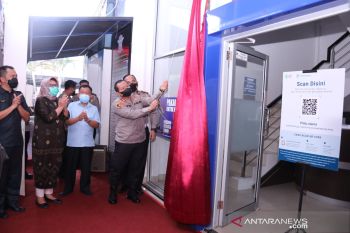 Ditlantas Polda Sumsel sediakan gerai vaksin bagi wajib pajak