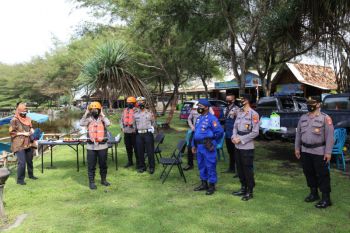 Polres Kulon Progo menggelar pelatihan SAR air hadapi potensi bencana